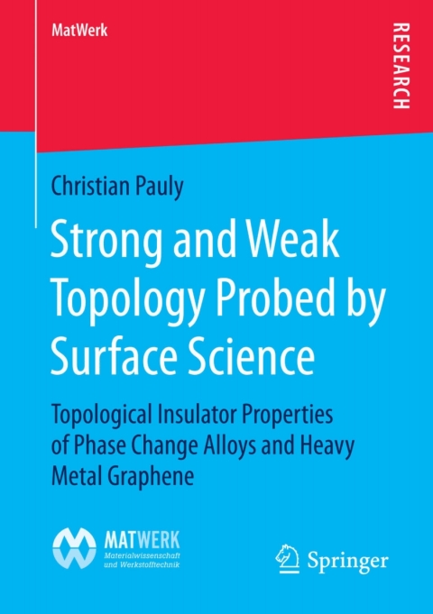 Cover image for book Strong and Weak Topology Probed by Surface Science