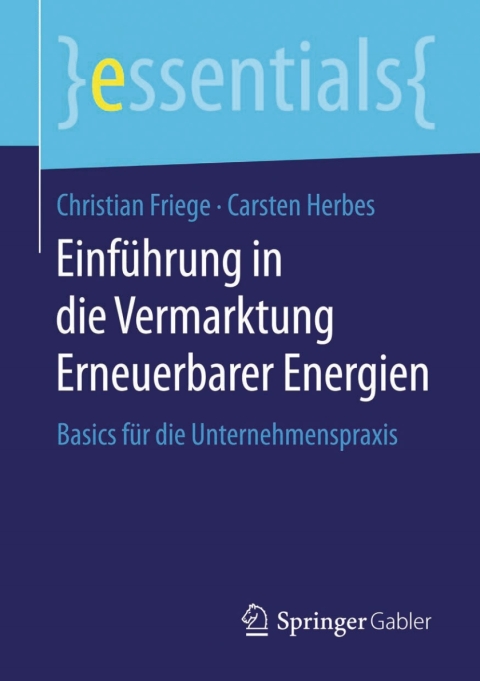 Cover image for book Einführung in die Vermarktung Erneuerbarer Energien