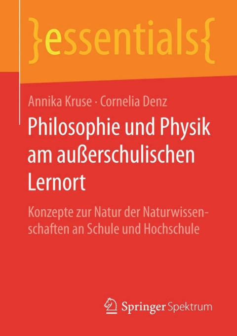 Cover image for book Philosophie und Physik am außerschulischen Lernort