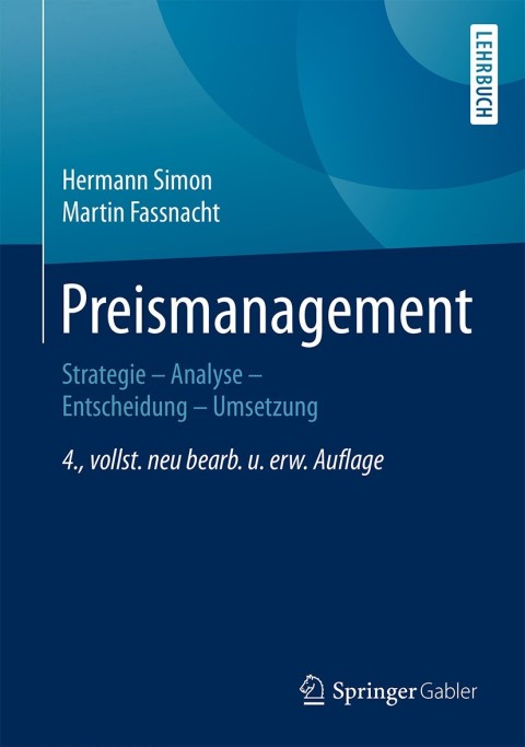 Cover image for book Preismanagement