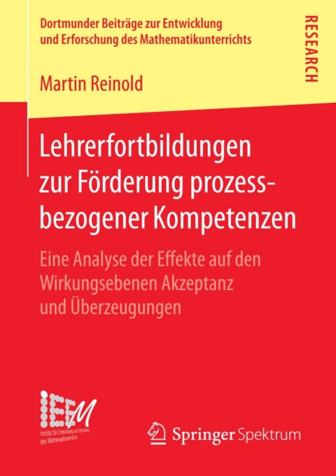 Cover image for book Lehrerfortbildungen zur Förderung prozessbezogener Kompetenzen