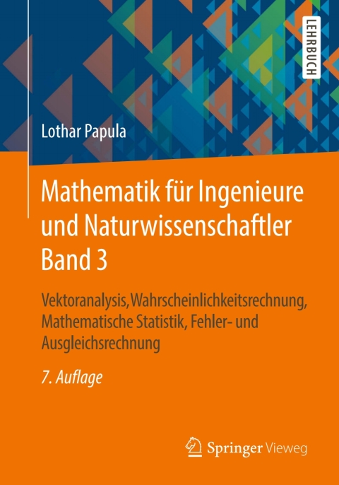 Cover image for book Mathematik für Ingenieure und Naturwissenschaftler Band 3