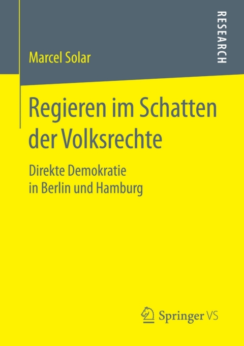 Cover image for book Regieren im Schatten der Volksrechte