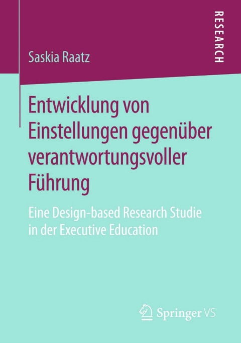 Cover image for book Entwicklung von Einstellungen gegenüber verantwortungsvoller Führung