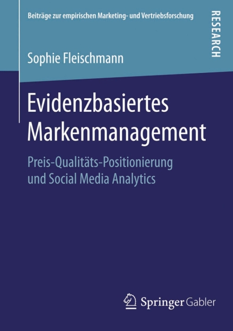 Cover image for book Evidenzbasiertes Markenmanagement