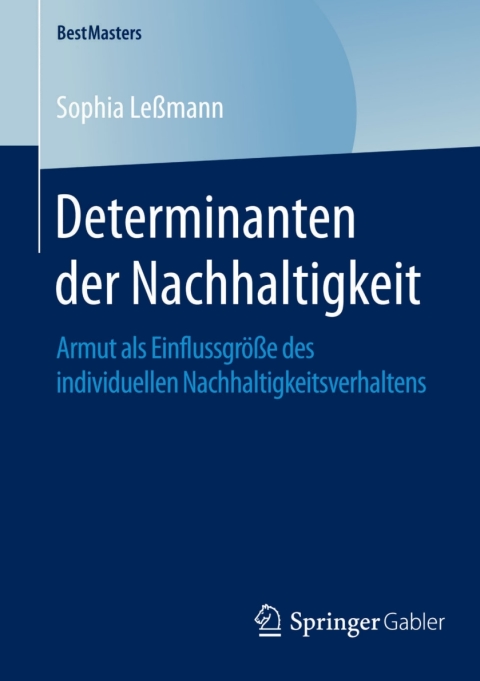 Cover image for book Determinanten der Nachhaltigkeit