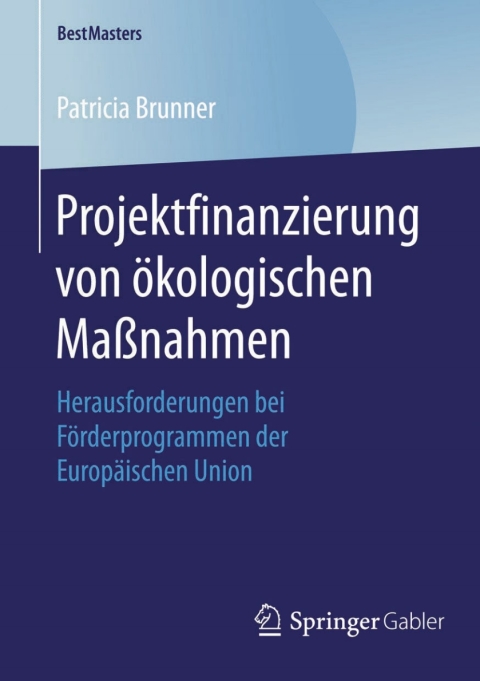 Cover image for book Projektfinanzierung von ökologischen Maßnahmen