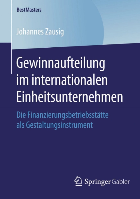 Cover image for book Gewinnaufteilung im internationalen Einheitsunternehmen