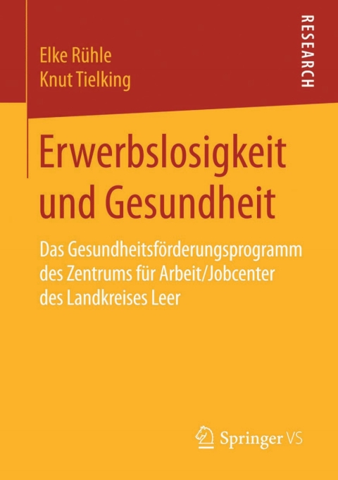 Cover image for book Erwerbslosigkeit und Gesundheit