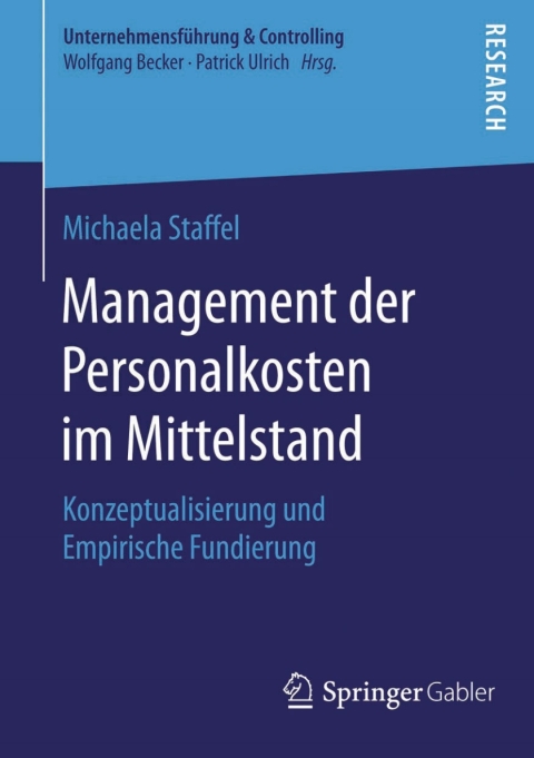 Cover image for book Management der Personalkosten im Mittelstand