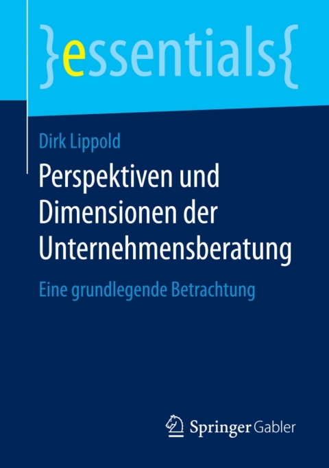 Cover image for book Perspektiven und Dimensionen der Unternehmensberatung