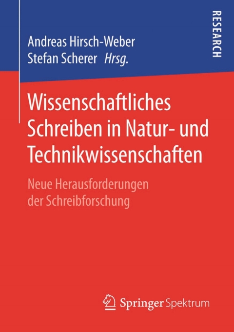 Cover image for book Wissenschaftliches Schreiben in Natur- und Technikwissenschaften