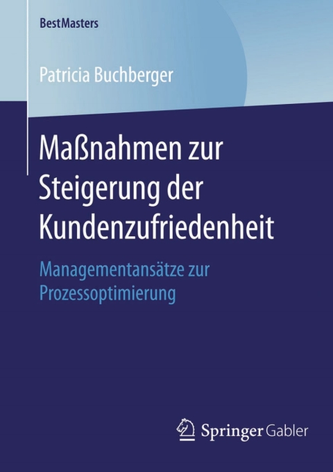 Cover image for book Maßnahmen zur Steigerung der Kundenzufriedenheit