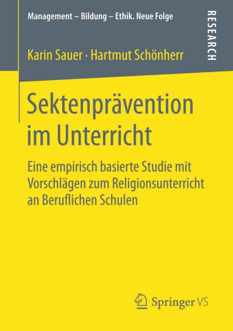 Cover image for book Sektenprävention im Unterricht