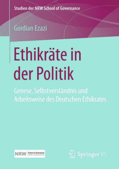 Cover image for book Ethikräte in der Politik