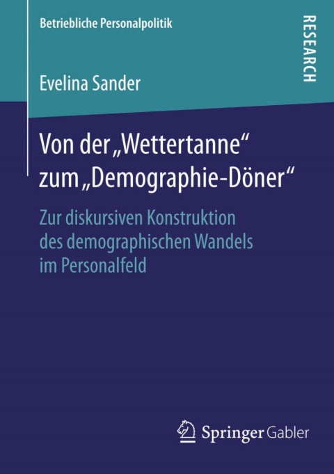 Cover image for book Von der „Wettertanne“ zum „Demographie-Döner“