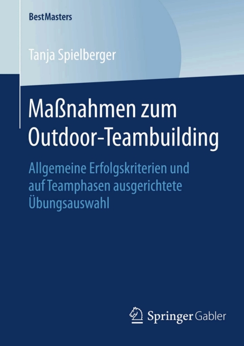 Cover image for book Maßnahmen zum Outdoor-Teambuilding
