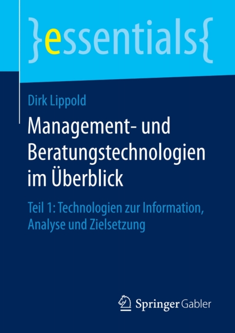 Cover image for book Management- und Beratungstechnologien im Überblick