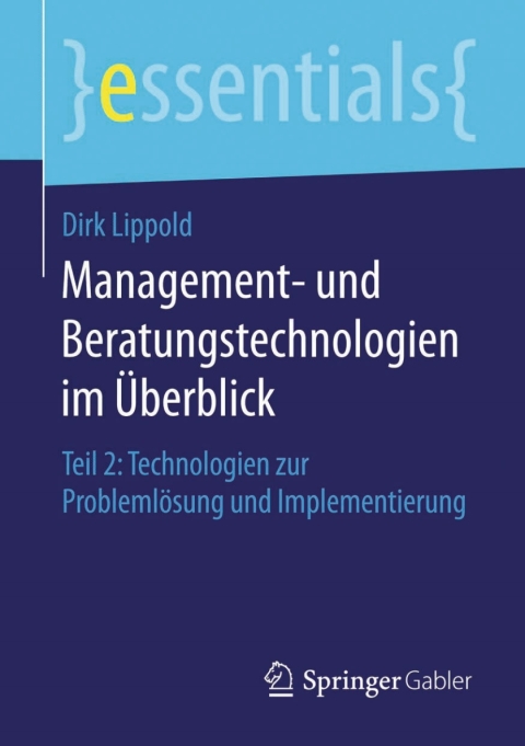 Cover image for book Management- und Beratungstechnologien im Überblick