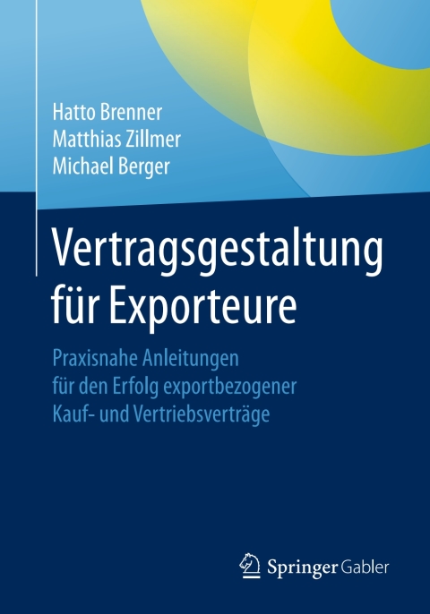 Cover image for book Vertragsgestaltung für Exporteure