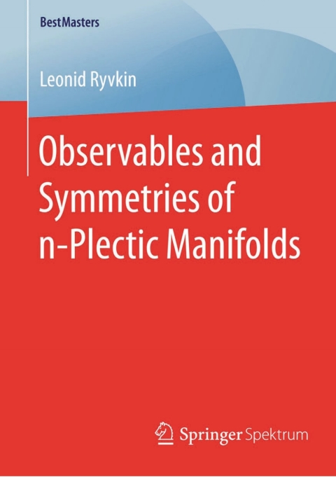 Cover image for book Observables and Symmetries of n-Plectic Manifolds
