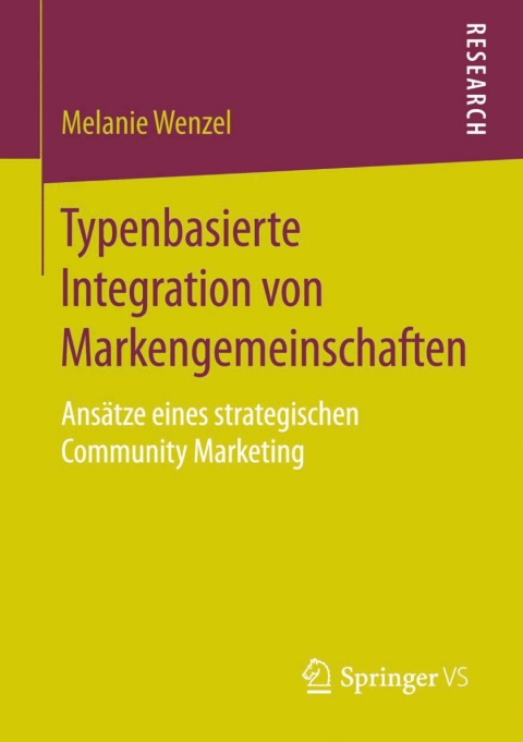 Cover image for book Typenbasierte Integration von Markengemeinschaften