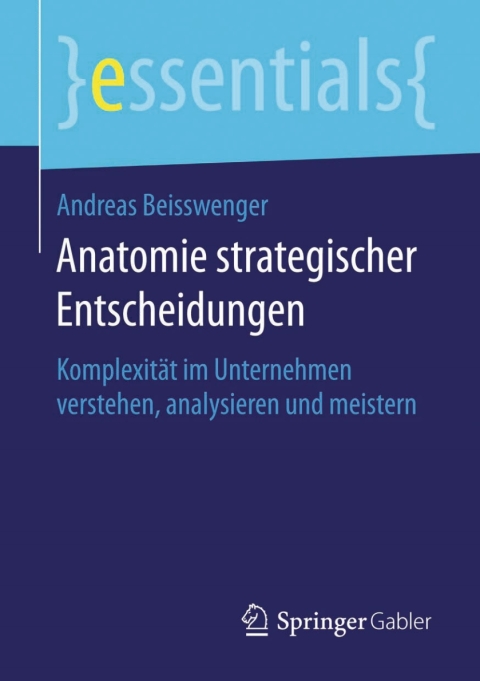Cover image for book Anatomie strategischer Entscheidungen