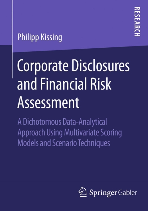 Cover image for book Corporate Disclosures and Financial Risk Assessment