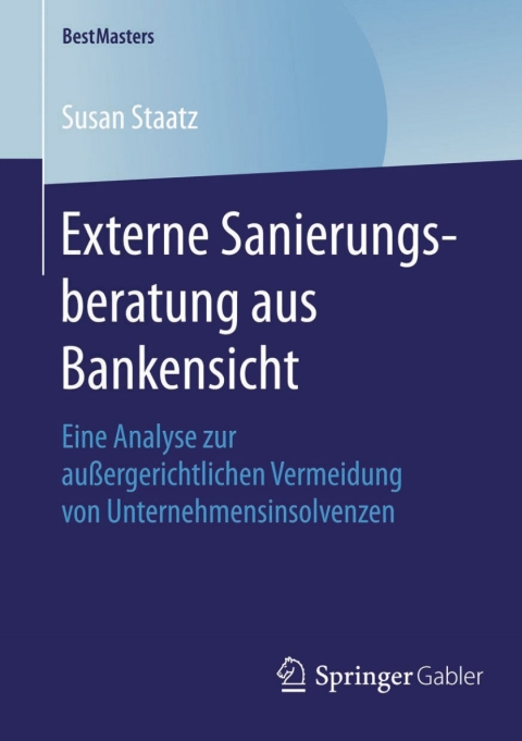 Cover image for book Externe Sanierungsberatung aus Bankensicht