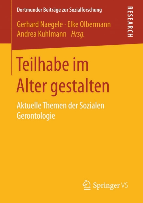 Cover image for book Teilhabe im Alter gestalten