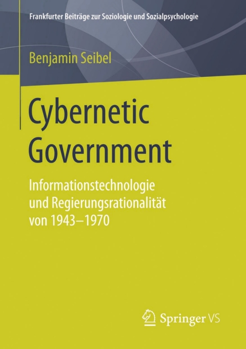 Cover image for book Cybernetic Government