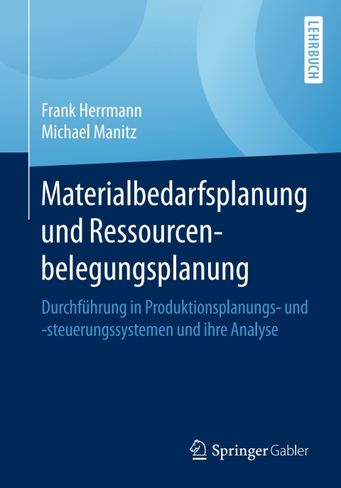 Cover image for book Materialbedarfsplanung und Ressourcenbelegungsplanung
