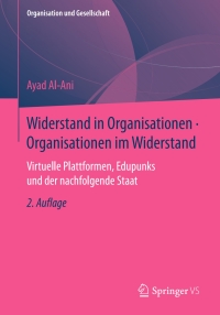 Imagen de portada: Widerstand in Organisationen • Organisationen im Widerstand 2nd edition 9783658125691