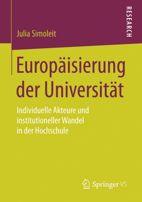 Cover image for book Europäisierung der Universität