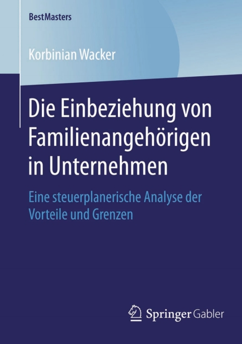 Cover image for book Die Einbeziehung von Familienangehörigen in Unternehmen
