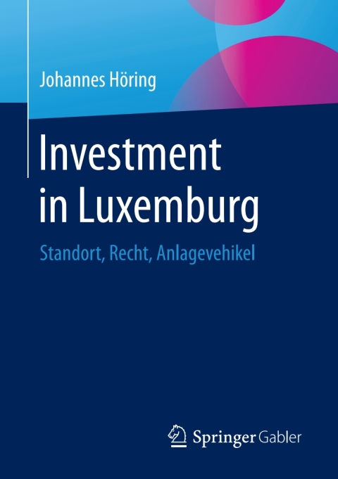 Cover image for book Investment in Luxemburg