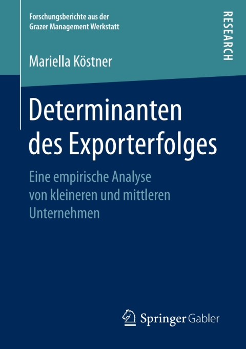 Cover image for book Determinanten des Exporterfolges