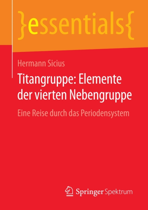 Titangruppe: Elemente der vierten Nebengruppe 