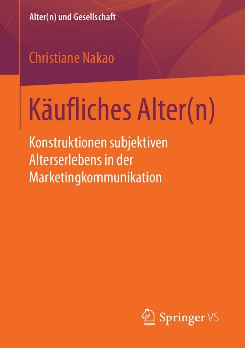 Cover image for book Käufliches Alter(n)