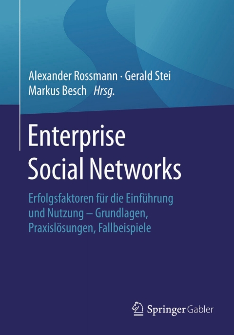 Cover image for book Enterprise Social Networks