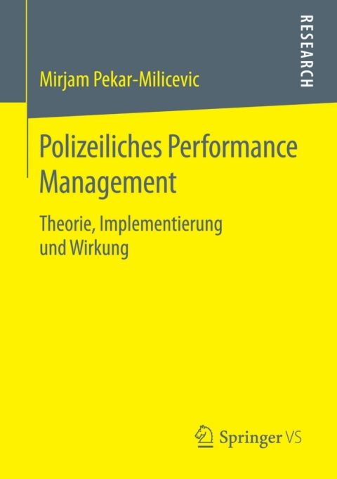 Cover image for book Polizeiliches Performance Management