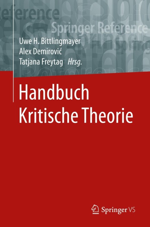 Cover image for book Handbuch Kritische Theorie