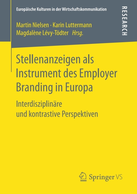 Cover image for book Stellenanzeigen als Instrument des Employer Branding in Europa