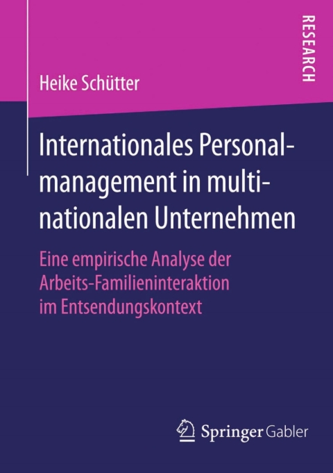 Cover image for book Internationales Personalmanagement in multinationalen Unternehmen
