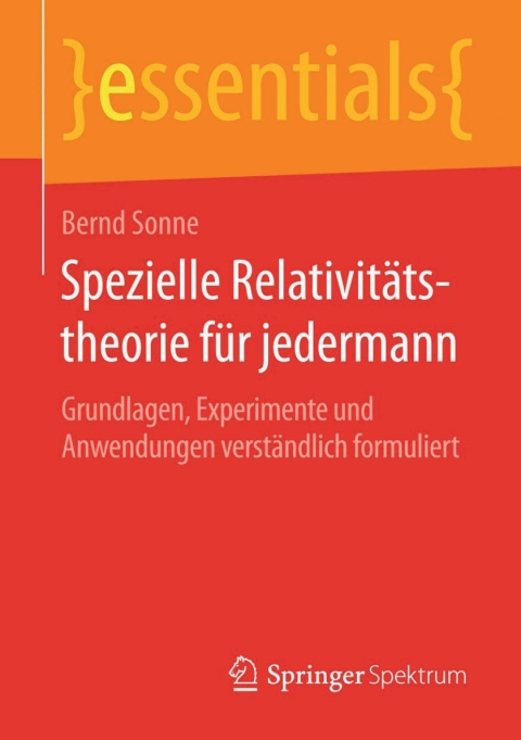 Cover image for book Spezielle Relativitätstheorie für jedermann