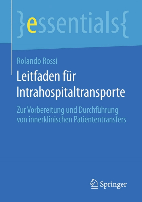 Cover image for book Leitfaden für Intrahospitaltransporte