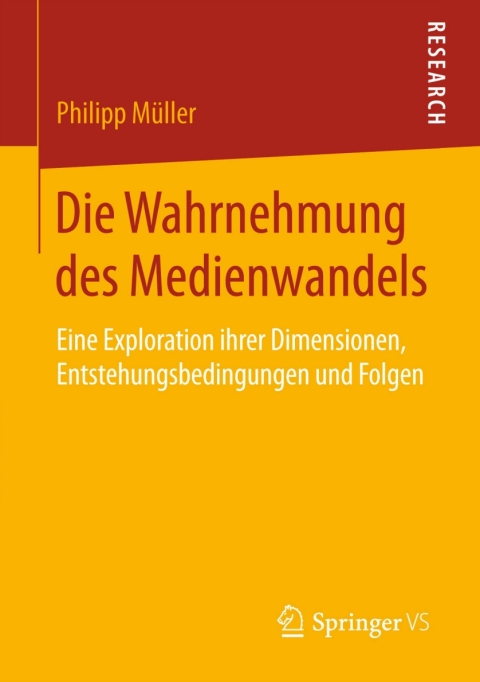 Cover image for book Die Wahrnehmung des Medienwandels