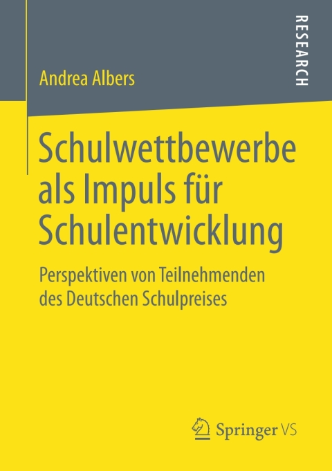 Cover image for book Schulwettbewerbe als Impuls für Schulentwicklung