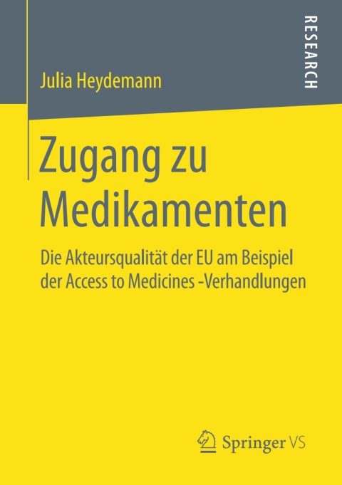 Cover image for book Zugang zu Medikamenten