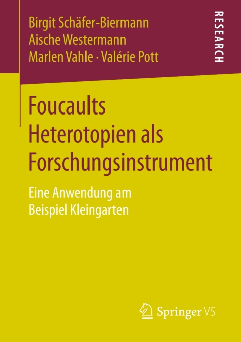Cover image for book Foucaults Heterotopien als Forschungsinstrument